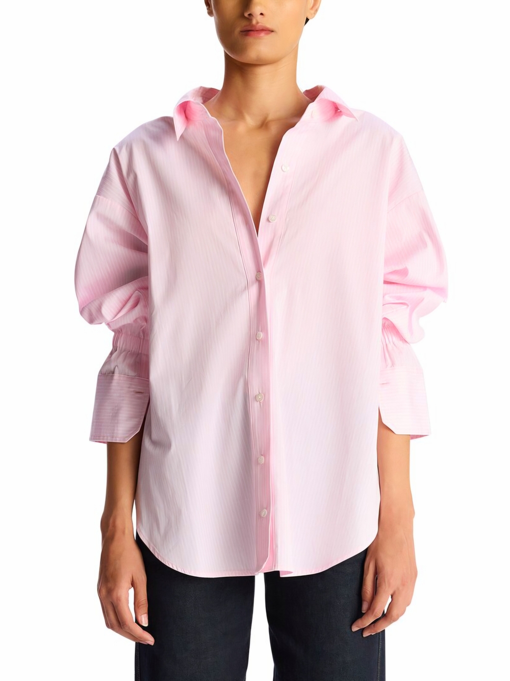 A.L.C.- Monica Top- Whisper/White-Pink Size 0 NWT